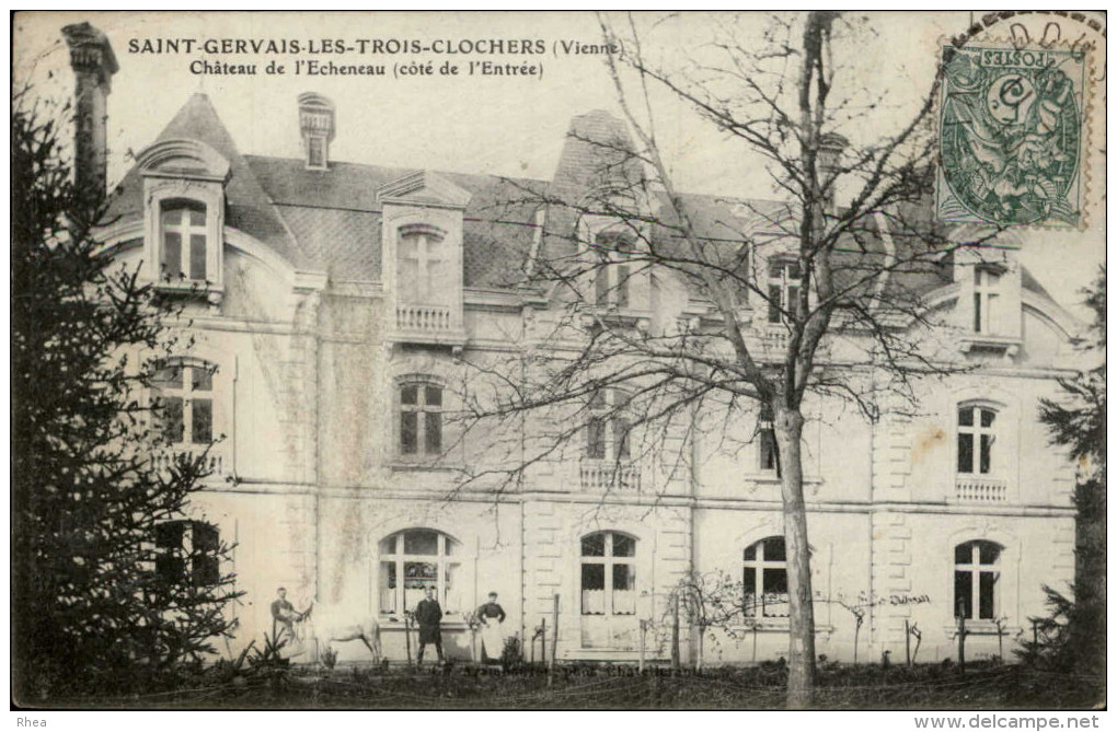 86 - SAINT-GERVAIS-LES-TROIS-CLOCHERS - Chateau - Saint Gervais Les Trois Clochers