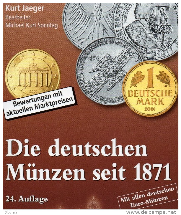 Jäger Münzen-Katalog Deutschland 2016 neu 25€ für Münzen ab 1871 und Numisbriefe numismatic coins of old and new Germany