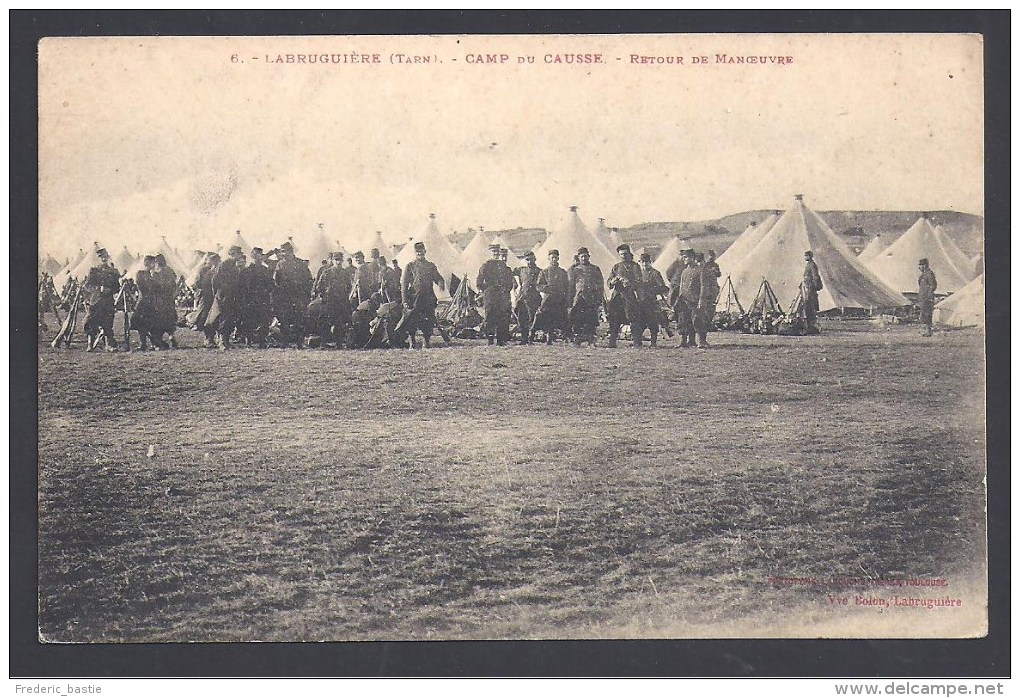 LABRUGUIERE - Camp Du Causse - Retour De Manoeuvre - Labruguière