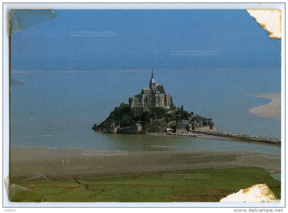 Le Mont-Saint-Michel - écrite Et Timbrée 1984 (mauvais état) 2 Scans - Le Mont Saint Michel