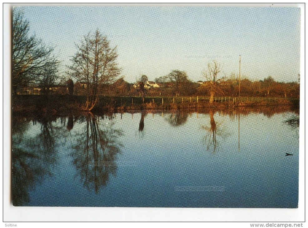 Nos Belles Rivières Au Soleil Couchant (photo J. Alix) - Non écrite 2 Scans - Autres & Non Classés