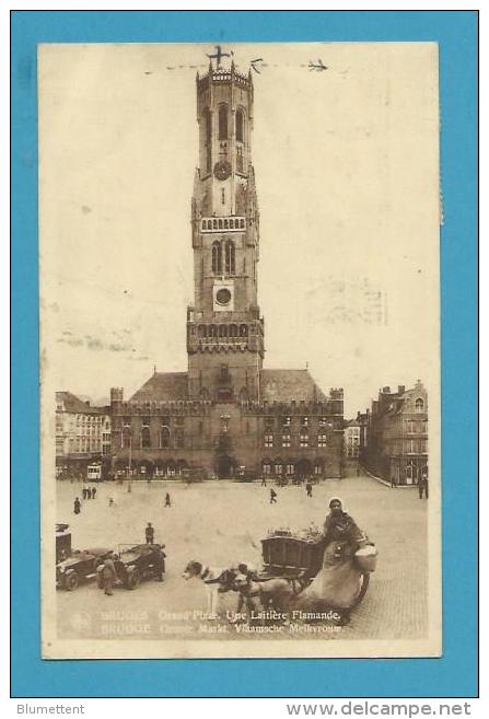 CPA Métier Marchande De Lait Laitière Flamande Voiture à Chiens BRUGES Belgique - Andere & Zonder Classificatie