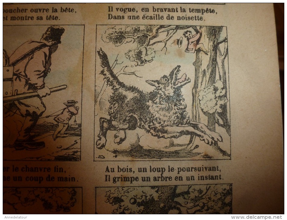 Vers 1900  Imagerie D'Epinal  N° 1097   LE TOUT PETIT, PETIT POUCET      Imagerie Pellerin - Collections