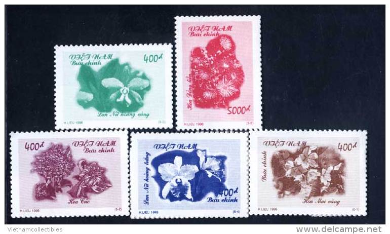 Vietnam Viet Nam MNH Perf Stamps 1996 : Flowers / Flower (Ms723) - Vietnam