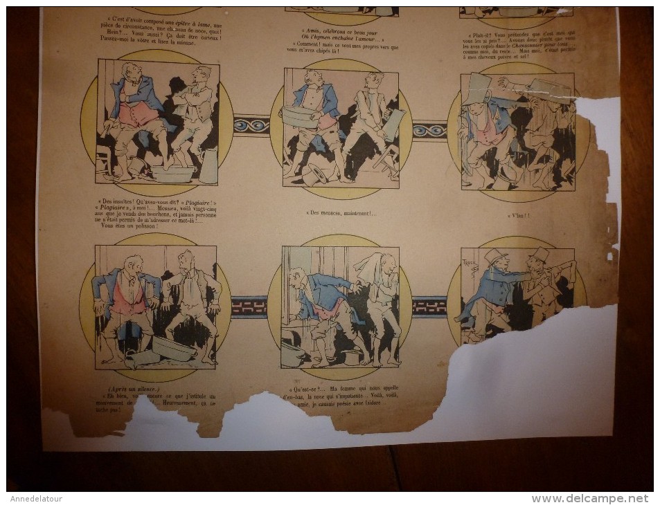 Vers 1900  Imagerie Pellerin, Série AUX ARMES D'EPINAL  N° 97  UN MATIN DE NOCE Histoires & Scènes Humorist. Par TROCK - Colecciones