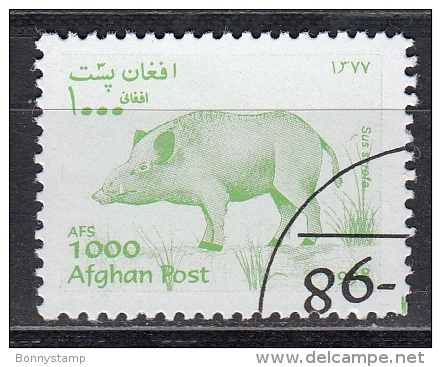 Afghanistan, 1998 - 1000af Sus Scrofa - Usato° - Afghanistan