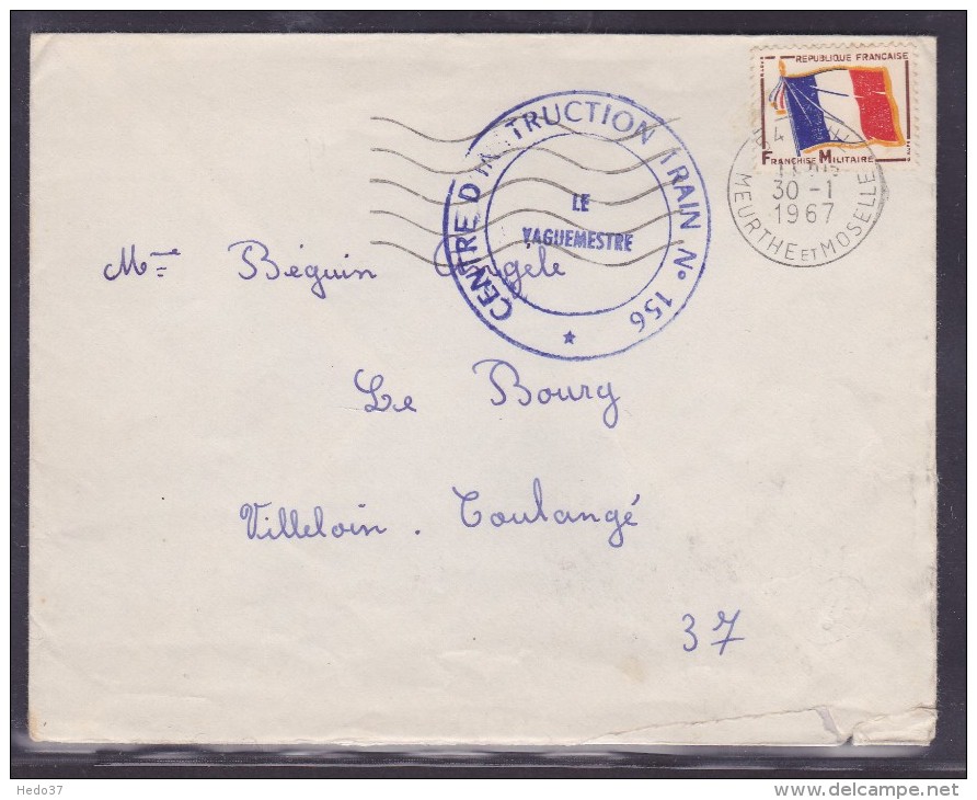 Cachet Militaire - Lettre - Cachets Militaires A Partir De 1900 (hors Guerres)