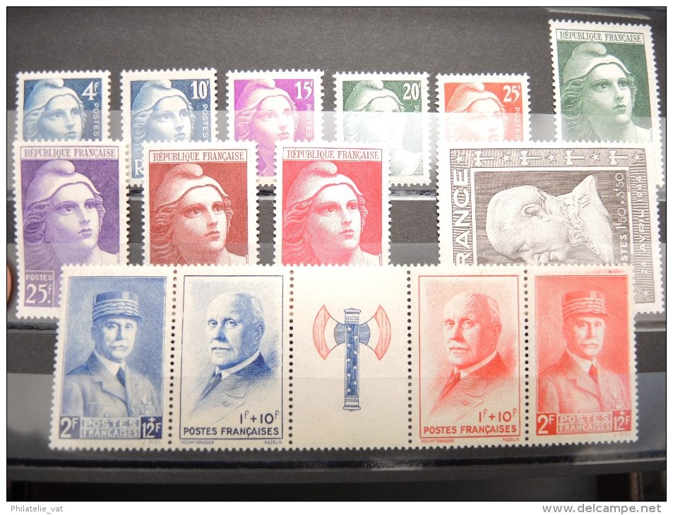 FRANCE - Lot De10 +1 Bande Neufs Luxe - A Voir - Lot P13269 - Unused Stamps