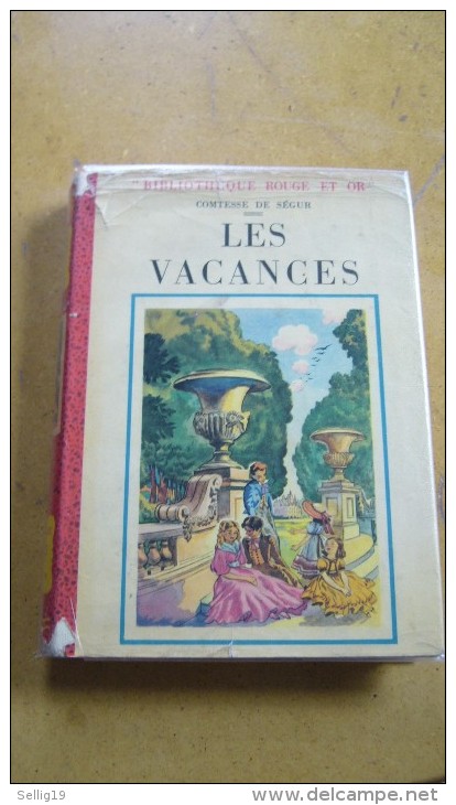 Les Vacances - Bibliothèque Rouge Et Or
