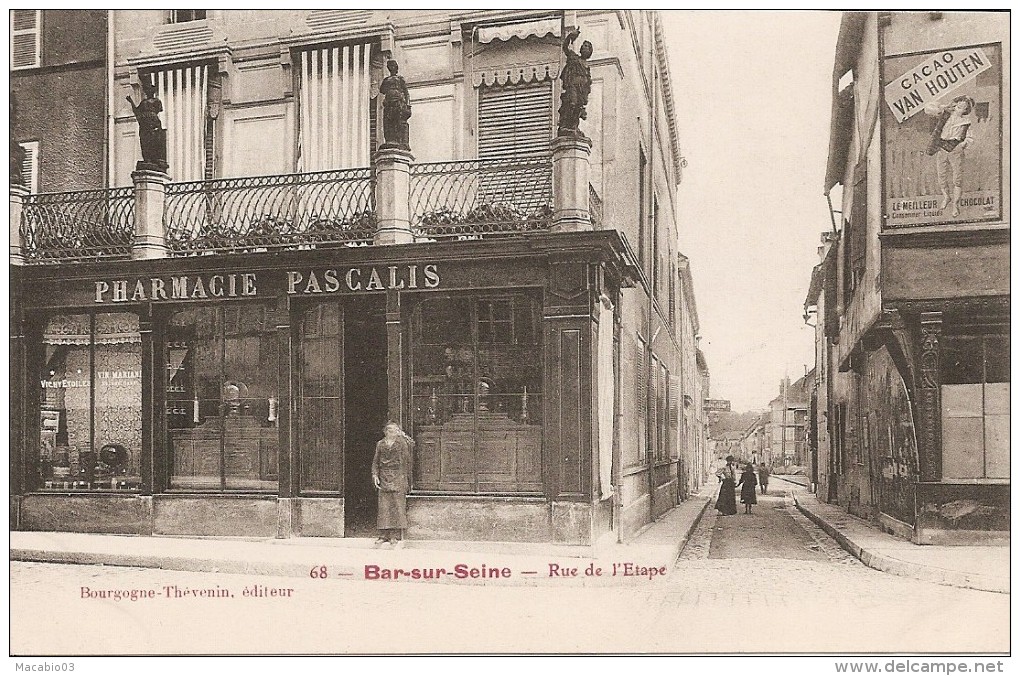 10 - AUBE   BAR-sur - SEINE   Rue  De L'étape    Réf N° 46 - Bar-sur-Seine