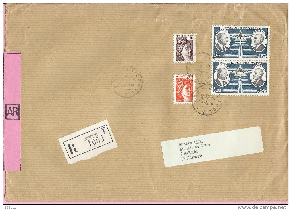 Letter, Cogolin, 25.9.1980., France, Registrated Letter - Sonstige & Ohne Zuordnung