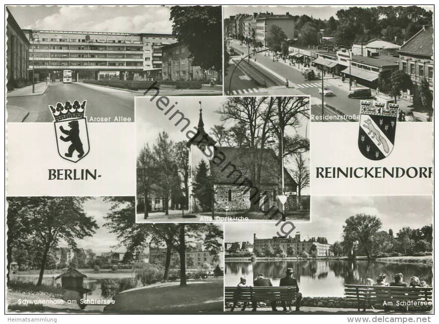 Berlin-Reinickendorf - Schäfersee - Aroser Allee - Residenzstraße - Foto-AK Grossformat - Verlag Kunst Und Bild Berlin - Reinickendorf