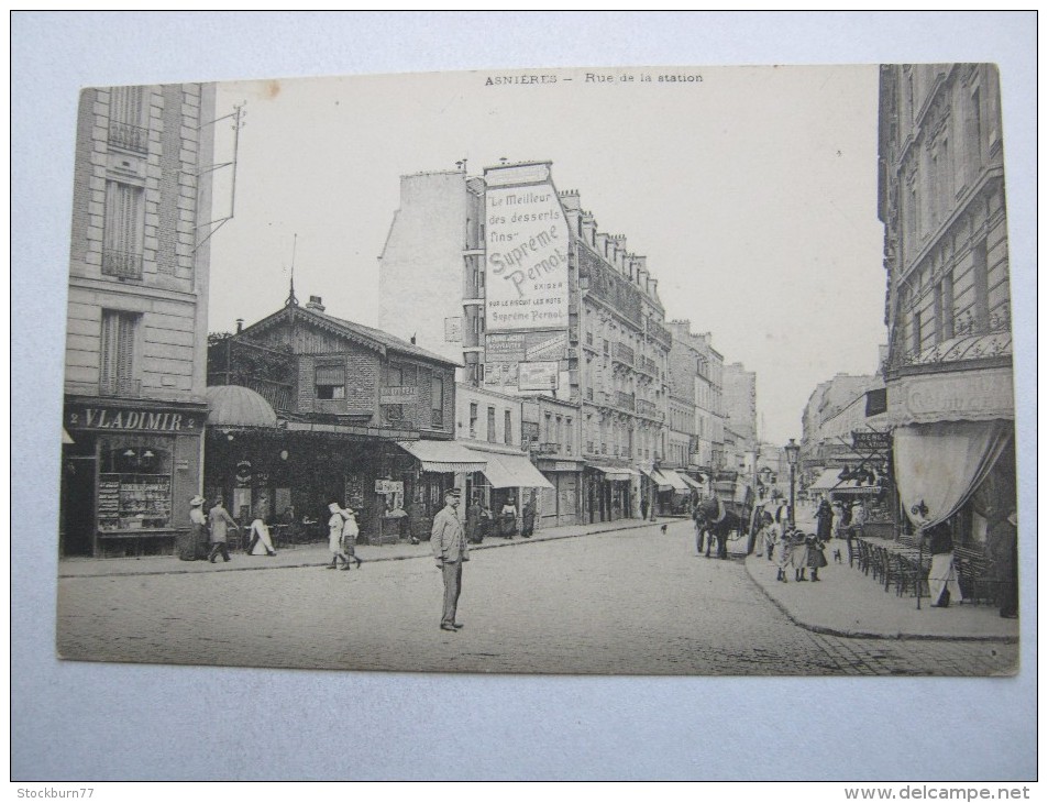 ASNIERES  , Carte Postale, 2 Scans - Arnières