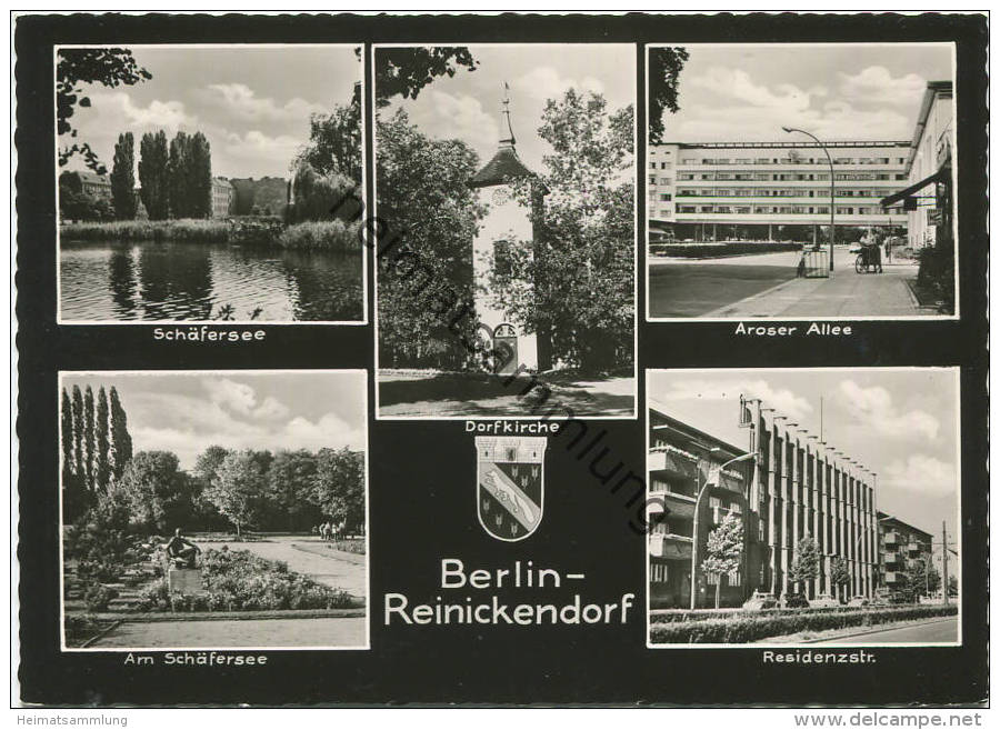 Berlin-Reinickendorf - Schäfersee - Aroser Allee - Residenzstraße - Foto-AK Grossformat - Verlag Foto-Hübner Berlin-Heil - Reinickendorf