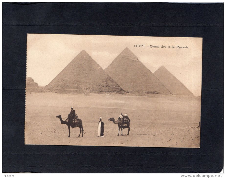 56902   Egitto,    General  View  Of The  Pyramids,    NV(scritta) - Pyramides