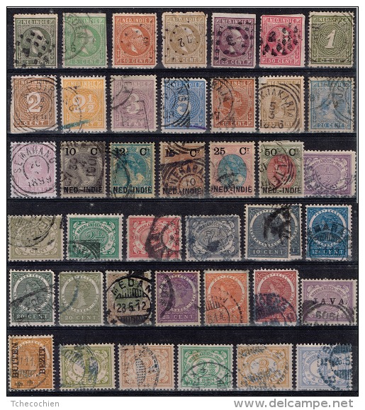 Indes Néerlandaises - Lot De 84 Oblitérés - Niederländisch-Indien