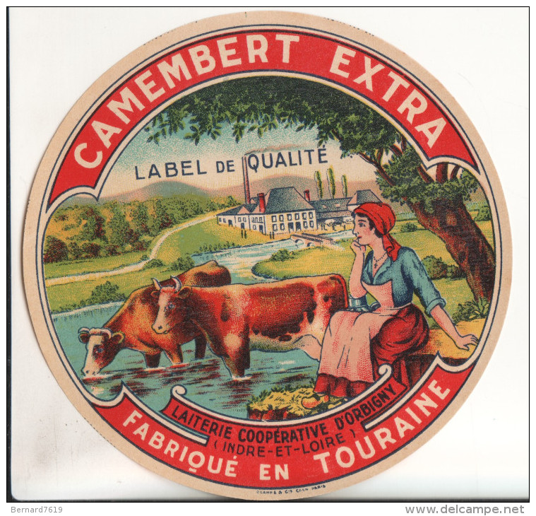 37 Etiquette De Fromage   Laiterie Cooperative D´orbigny - Autres & Non Classés