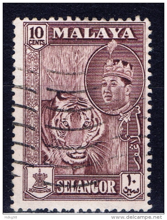 MAL+ Malaya Selangor 1957 Mi 85 Tiger - Perak