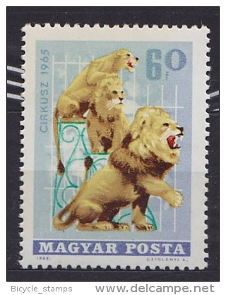 1965 HONGRIE Hungary  ** MNH Cirque Circus Cirque  [DK45] - Félins