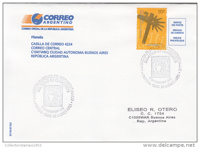 32662- SANTA MARIA CULTURE, CEREMONIAL AXE, STAMP ON COVER, 2006, ARGENTINA - Cartas & Documentos