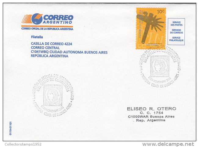 32662- SANTA MARIA CULTURE, CEREMONIAL AXE, STAMP ON COVER, 2006, ARGENTINA - Brieven En Documenten