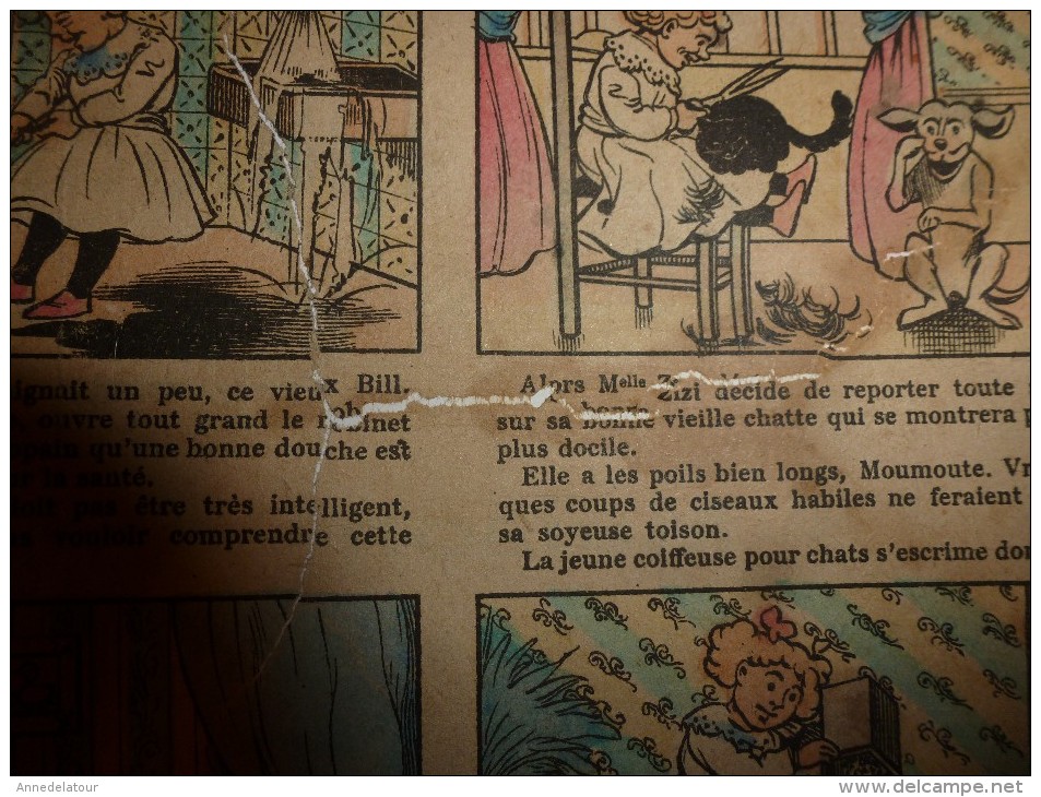 Vers 1900  Imagerie D'Epinal  N° 3145  BEBE S'AMUSE..c'est Mlle Zizi,qu'on Pourrait Appeler Toto      Imagerie Pellerin - Collections