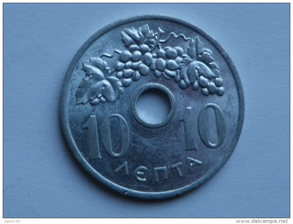 GRECE   10  LEPTA  1954      ALU    KM 78   NON CIRCULE - Grecia