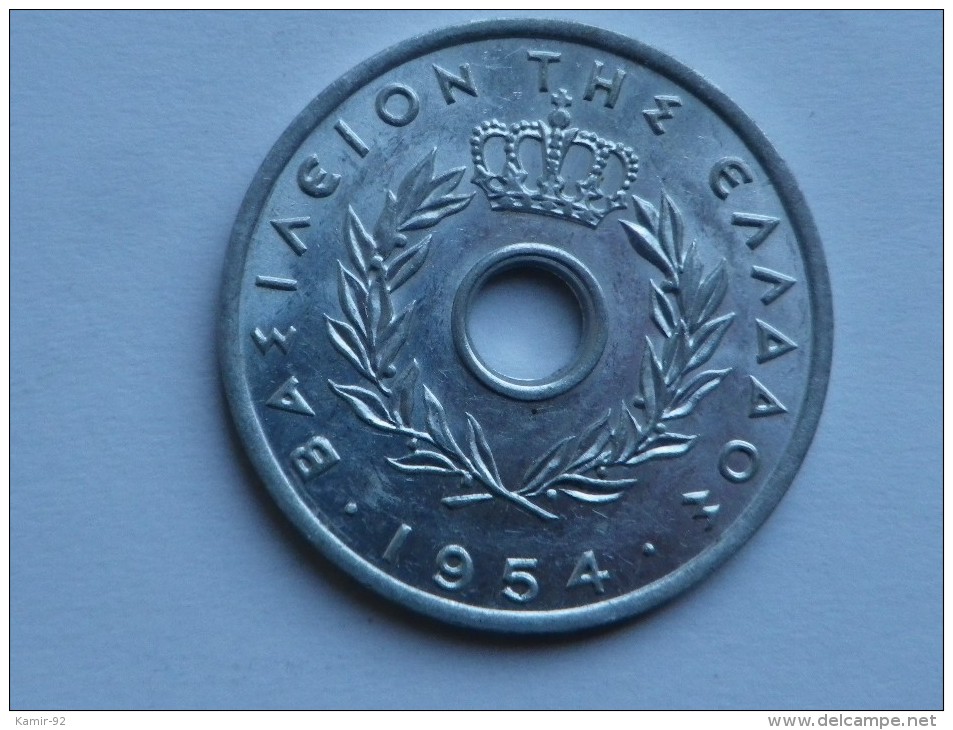 GRECE   10  LEPTA  1954      ALU    KM 78   NON CIRCULE - Grecia