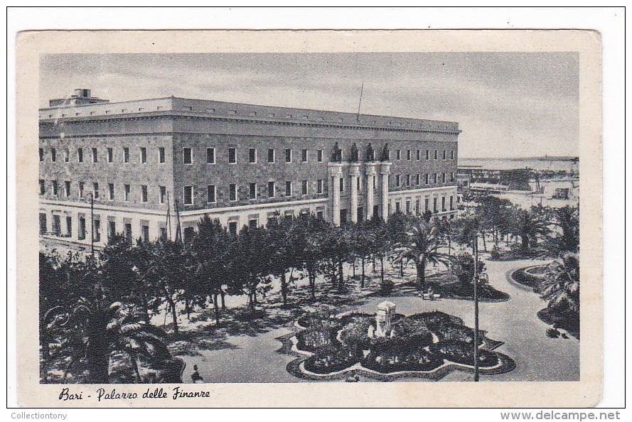 Bari  - Palazzo Delle Finanze - Formato Piccolo -  Viaggiata 1946 - Bari