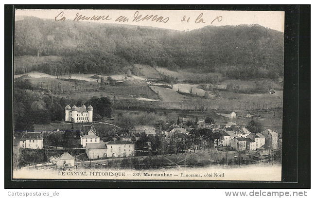 CPA Marmanhac, Vue Générale, Cote Nord - Autres & Non Classés