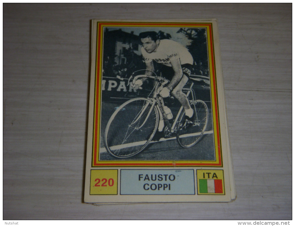 CYCLISME CARTE PANINI 220 SPRINT 71 FAUSTO COPPI   ITALIE CARPANO - Ciclismo