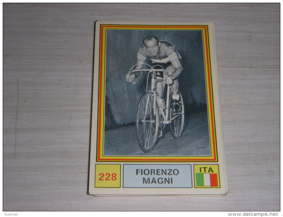 CYCLISME CARTE PANINI 228 SPRINT 71 FIORENZO MAGNI ITALIE - Ciclismo