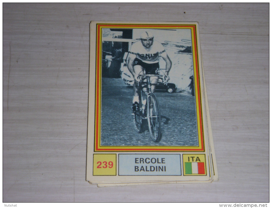 CYCLISME CARTE PANINI 239 SPRINT 71 ERCOLE BALDINI ITALIE IGNIS - Ciclismo