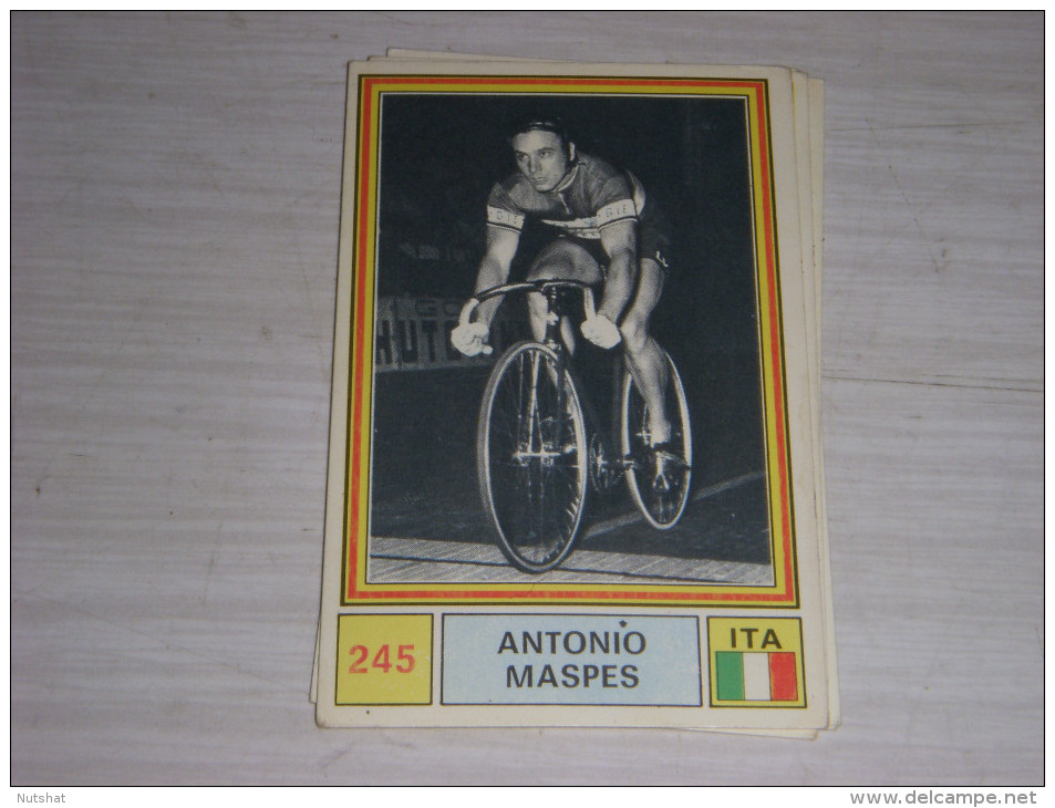 CYCLISME CARTE PANINI 245 SPRINT 71 ANTONIO MASPES ITALIE - Ciclismo