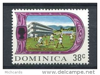 151 DOMINIQUE 1969 - Ecole Cricket (Yvert 276) Neuf ** (MNH) Sans Trace De Charniere - Dominique (...-1978)