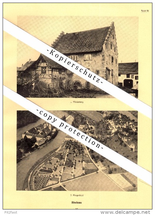 Photographien / Ansichten , 1927 , Rheinau , Wellenberg , Haus Zur Post , Prospekt , Architektur , Fotos !!! - Rheinau