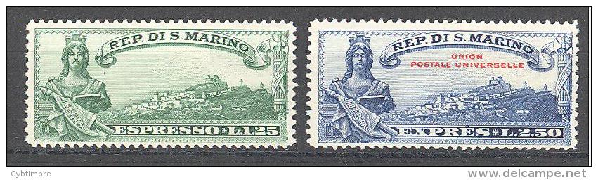 Saint Marin: Yvert Expres N° 7/8* - Timbres Express