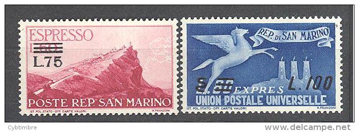 Saint Marin: Yvert Expres N° 23/4** - Express Letter Stamps