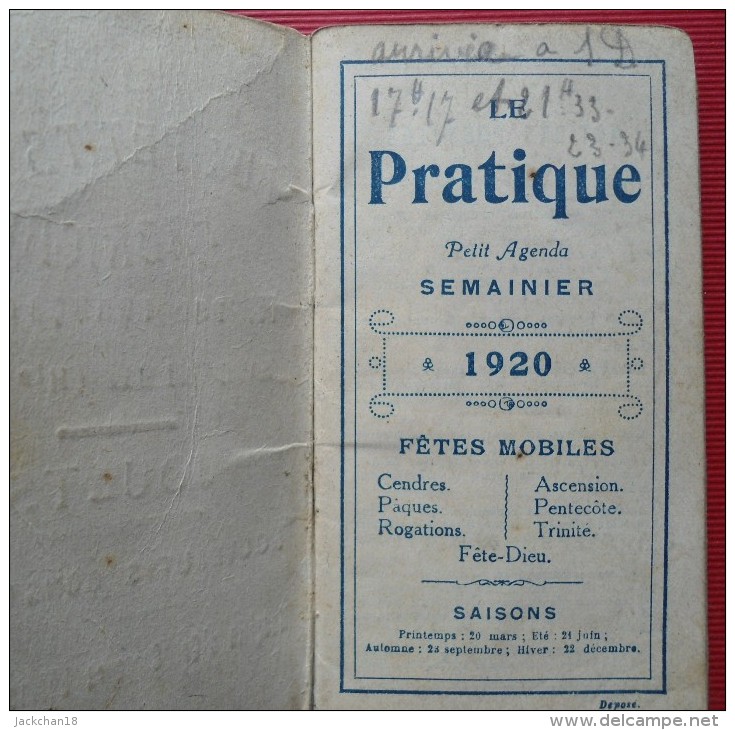 - SAINT DIZIER (Haute Marne) -AUX PETITS FABRICANTS - LE PRATIQUE PETIT AGENDA SEMAINIER - - Autres & Non Classés