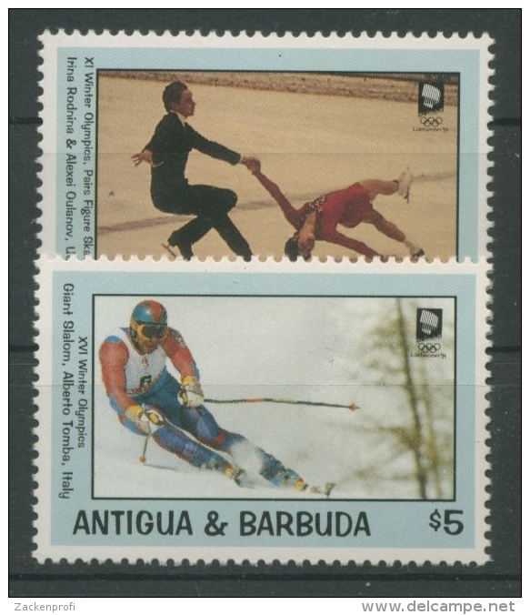 Antigua 1993 Olympiade Lillehammer 1847/48 Postfrisch - Antigua Y Barbuda (1981-...)