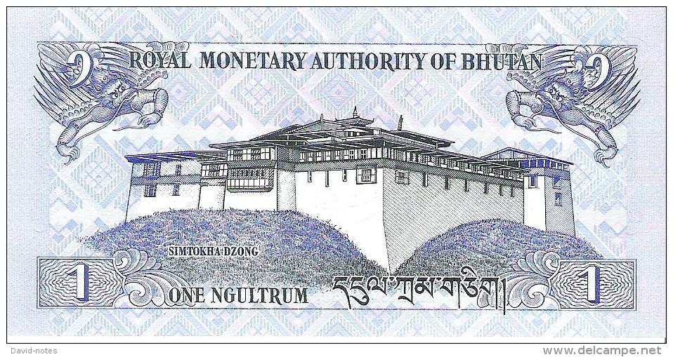 Bhutan - Pick 27a - 1 Ngultrum 2006 - Unc - Bhutan