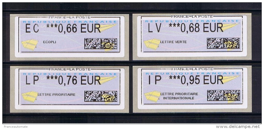 ATM,papier Offset N°33- EC 0.66/LV0.68/LP 0.76/IP 0.95 - Sur 1 Des 5 Prototypes NABANCO , Papier Pts COINS RONDS - 2000 « Avions En Papier »