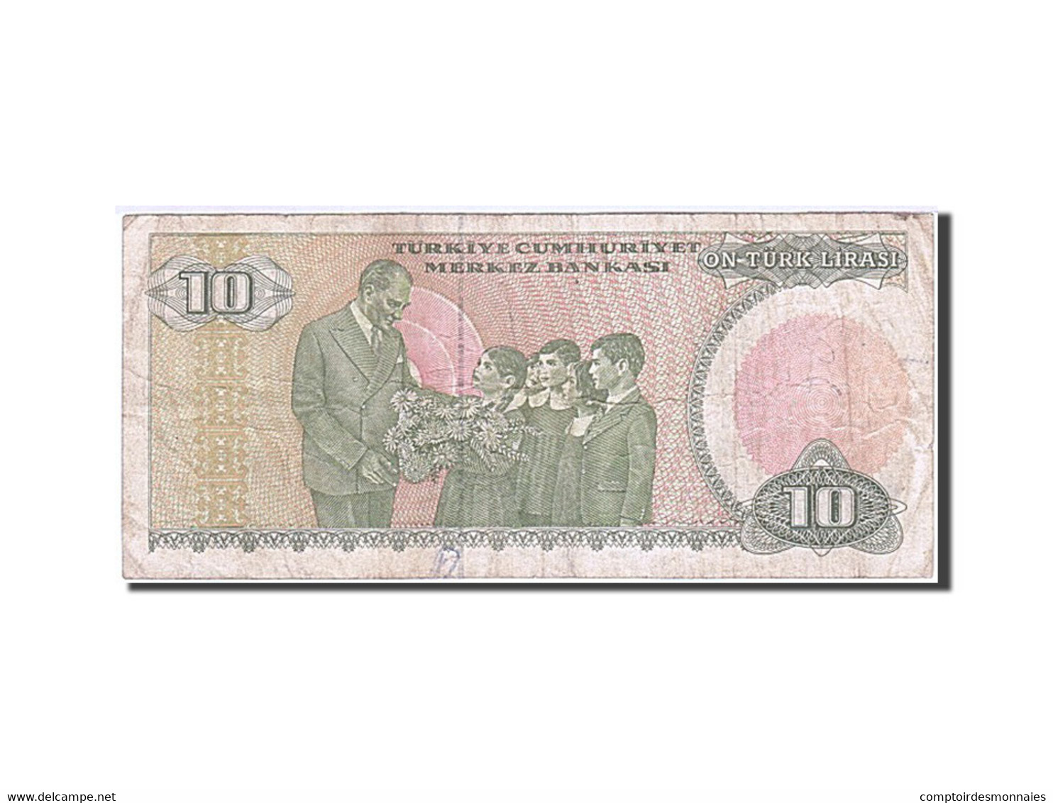 Billet, Turquie, 10 Lira, 1984-1997, 1979, KM:192, TB - Turchia