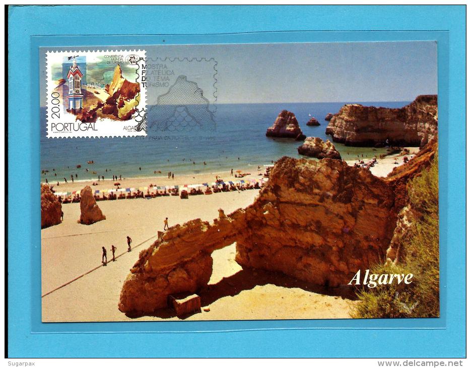 Portimão - Praia Da Rocha - Mostra Filatélica Do Tema Turismo - 17.09.1980 - PORTUGAL - CARTE MAXIMUM - MAXICARD - Maximum Cards & Covers