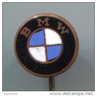 BMW - Car Auto Automobile, Vintage Pin Badge, Enamel - BMW