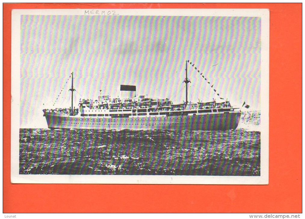 Bateaux - Paquebot "Jean Mermoz" Cie De Navigation Fraissinet Et Cyprien Fabre (non écrite Au Dos) - Steamers