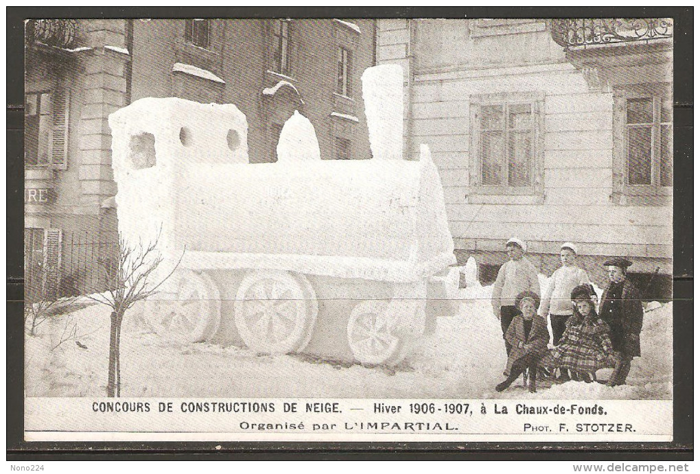 Carte Postale ( Concours De Neige / La Chaux-de-Fonds ) - Autres & Non Classés