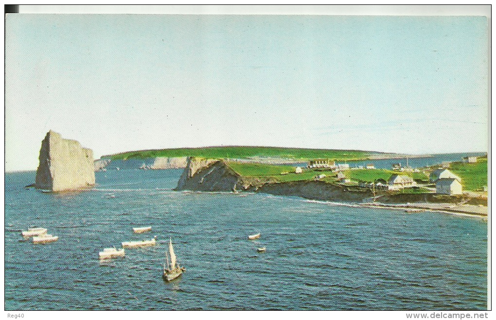 CANADA  - PERCE  QUEBEC  - Le Rocher Percé, Le Mont Joli Et L' Ile Bonaventure - Percé