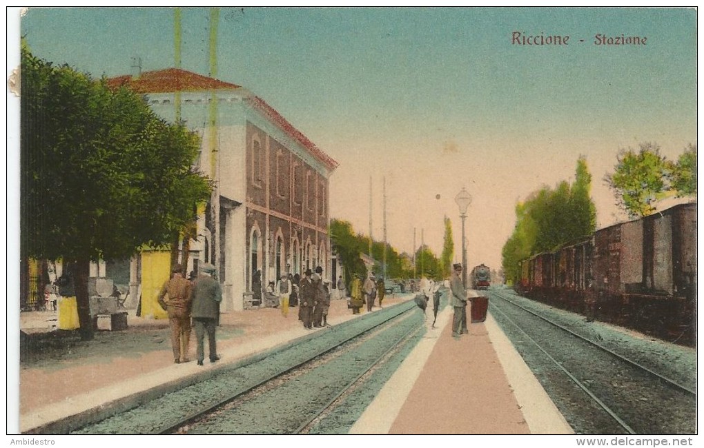 Riccione Stazione Fp V.1914 - Rimini