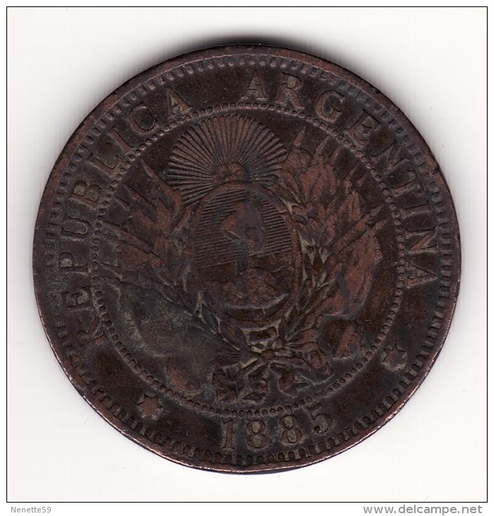 République ARGENTINE 1885 -- 2 Centimes -- Dos Centavos -- Très Belle Patine - Argentine